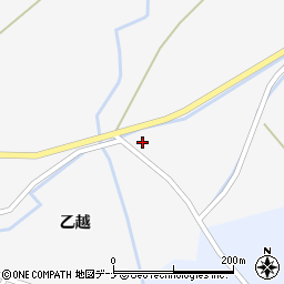 秋田県大仙市強首立回周辺の地図
