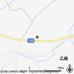 秋田県大仙市強首根越4周辺の地図