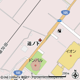 すき家１０５号大仙北長野店周辺の地図