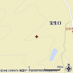 秋田県秋田市雄和女米木宝生口145周辺の地図
