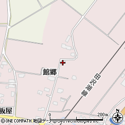 秋田県大仙市北長野館郷108-2周辺の地図