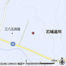 秋田県由利本荘市岩城道川久保周辺の地図
