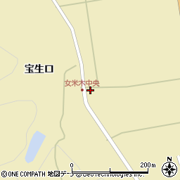 秋田県秋田市雄和女米木宝生口246周辺の地図