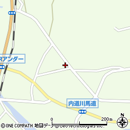 秋田県由利本荘市岩城内道川風平10周辺の地図