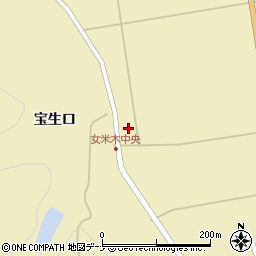 秋田県秋田市雄和女米木宝生口3-55周辺の地図