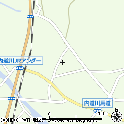 秋田県由利本荘市岩城内道川風平6周辺の地図