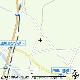 秋田県由利本荘市岩城内道川風平7周辺の地図