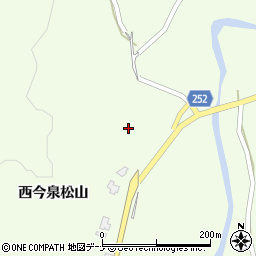 秋田県大仙市土川栗木沢周辺の地図