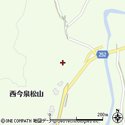 秋田県大仙市土川（栗木沢）周辺の地図