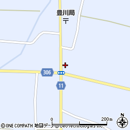 秋田県大仙市豊川元畑45周辺の地図