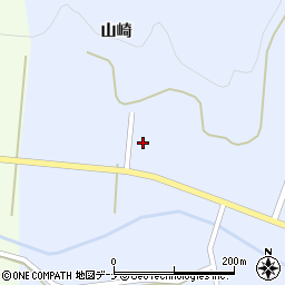 秋田県由利本荘市岩城道川中崎周辺の地図