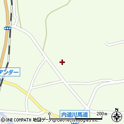 秋田県由利本荘市岩城内道川風平14周辺の地図