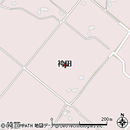 秋田県大仙市北長野袴田周辺の地図