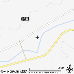 秋田県由利本荘市岩城君ヶ野藤田68周辺の地図