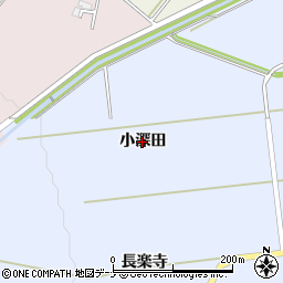 秋田県大仙市豊川小深田周辺の地図