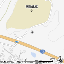 秋田県大仙市刈和野北ノ沢島山9周辺の地図