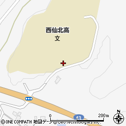 秋田県大仙市刈和野北ノ沢島山周辺の地図