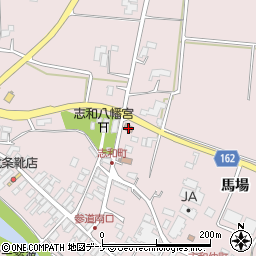上平沢郵便局周辺の地図