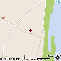 秋田県仙北市角館町下延荒処周辺の地図