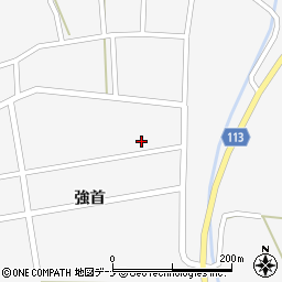 秋田県大仙市強首強首148周辺の地図