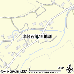岩手県宮古市津軽石第１５地割周辺の地図