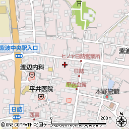 岩手県紫波郡紫波町日詰郡山駅197周辺の地図