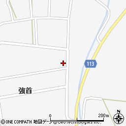 秋田県大仙市強首強首90周辺の地図