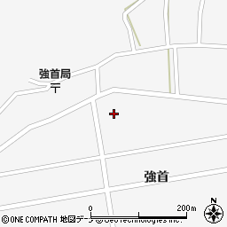 秋田県大仙市強首強首44周辺の地図
