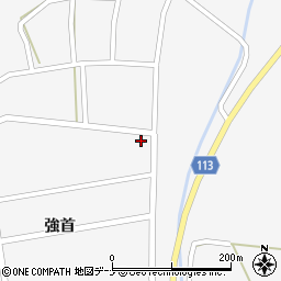 秋田県大仙市強首強首103周辺の地図