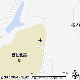 秋田県立西仙北高等学校周辺の地図