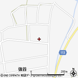 秋田県大仙市強首強首99周辺の地図