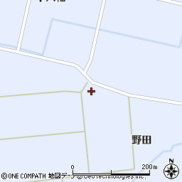 秋田県大仙市豊川野田43周辺の地図