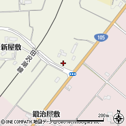 秋田県大仙市上鴬野高橋107周辺の地図