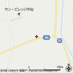 秋田県大仙市豊岡中荒井野周辺の地図