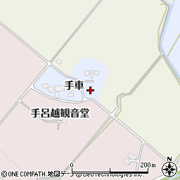 秋田県大仙市豊川手車29周辺の地図