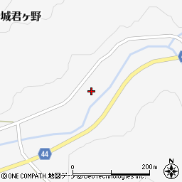 秋田県由利本荘市岩城君ヶ野竹屋42周辺の地図