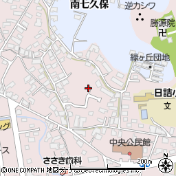 朝日田公園周辺の地図