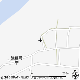 秋田県大仙市強首強首261周辺の地図