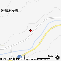 秋田県由利本荘市岩城君ヶ野竹屋13周辺の地図