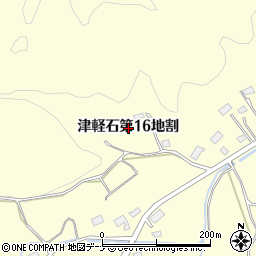 岩手県宮古市津軽石第１６地割周辺の地図