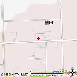 岩手県紫波町（紫波郡）上平沢（熊田）周辺の地図