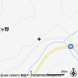 秋田県由利本荘市岩城君ヶ野竹屋22周辺の地図