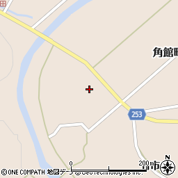 秋田県仙北市角館町下延西川原周辺の地図