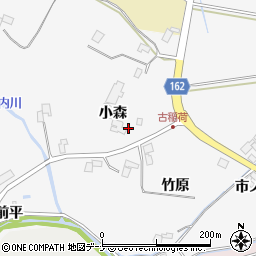 志和古稲荷神社周辺の地図