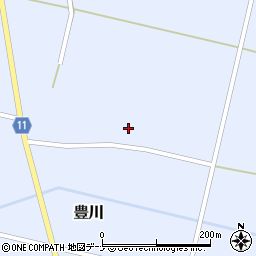 秋田県大仙市豊川天戸6周辺の地図