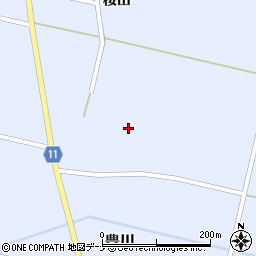 秋田県大仙市豊川天戸8周辺の地図