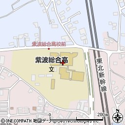 岩手県立　紫波総合高等学校・職員室周辺の地図