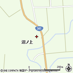 秋田県大仙市協和下淀川沼ノ上43-1周辺の地図
