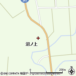 秋田県大仙市協和下淀川沼ノ上44-1周辺の地図