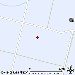 秋田県大仙市豊川下堰周辺の地図